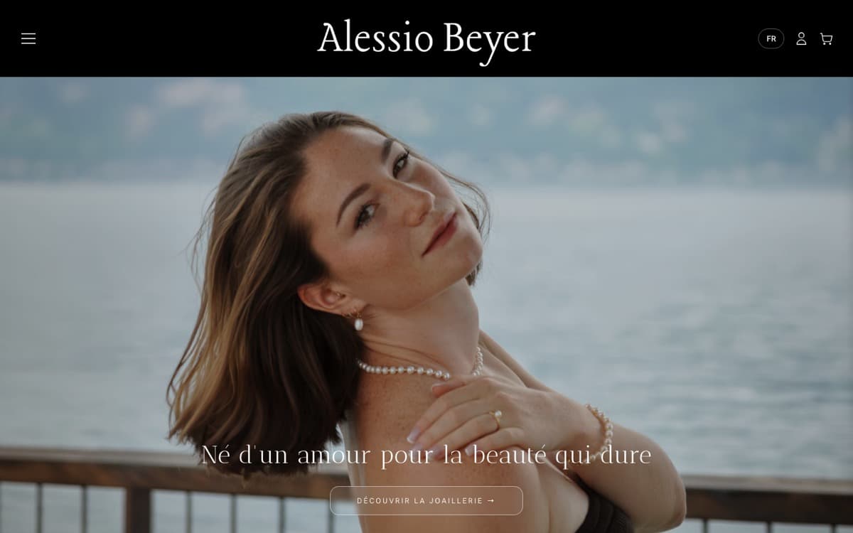 Aperçu du site Alessio Beyer